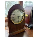 Seth Thomas Sonora Chime Mantel Clock Arched Wood Case Untested