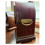 Antique J.B. Hudson & Son Minneapolis Mantel Clock, 16in Tall
