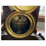 Antique Ansonia Mantel Clock Cast Iron Case 8 Day As Found