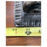Antique Ansonia Mantel Clock Cast Iron Case 8 Day As Found