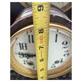 Antique Ansonia Mantel Clock Cast Iron Case 8 Day As Found