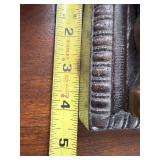Antique Ansonia Mantel Clock Cast Iron Case 8 Day As Found