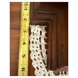 Antique Victorian Eastlake Walnut Mantel Shelf Clock Carved Case