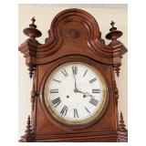Antique Style Wooden Wall Regulator Clock w Pendulum Roman Dial