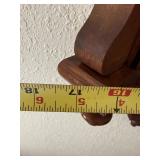 Antique Style Wooden Wall Regulator Clock w Pendulum Roman Dial