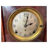 Seth Thomas Sonora Chime Mantel Clock Wood Case Vintage See Photos