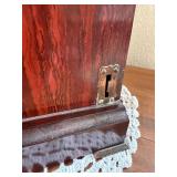 Seth Thomas Sonora Chime Mantel Clock Wood Case Vintage See Photos