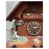 Vintage Druva Heidi Haus Black Forest German Chalet Cuckoo Clock (As-Is) - Untested