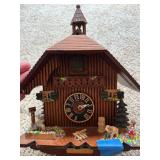 Vintage Druva Heidi Haus Black Forest German Chalet Cuckoo Clock (As-Is) - Untested