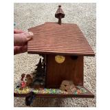 Vintage Druva Heidi Haus Black Forest German Chalet Cuckoo Clock (As-Is) - Untested