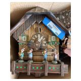 Vintage Druva Heidi Haus Black Forest German Chalet Cuckoo Clock (As-Is) - Untested
