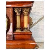 Antique Seth Thomas Adamantine Mantel Clock Ornate Column Case