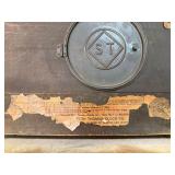 Antique Seth Thomas Adamantine Mantel Clock Ornate Column Case