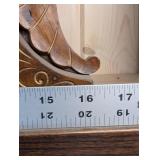 Kroeber Mariposa 1875 Mantel Clock - Ornate Carved Walnut Case