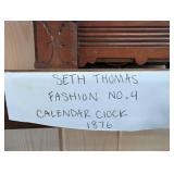 Seth Thomas Calendar Clock - Eight-Day Cabinet No.4 - 1876