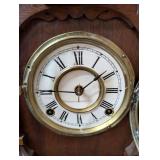 Ansonia Cabinet Clock - 1905 Antique Carved Wooden Case