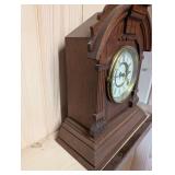 Ansonia Cabinet Clock - 1905 Antique Carved Wooden Case