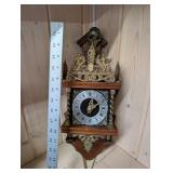 Ansonia Iron Side Clock (1885) - New York Movement, ornate brass crest