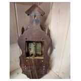 Ansonia Iron Side Clock (1885) - New York Movement, ornate brass crest