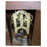 Ansonia Iron Side Clock (1885) - New York Movement, ornate brass crest
