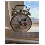 Bradley Mickey Mouse Twin Bell Alarm Clocks (Lot of 2)