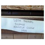 Seth Thomas Tulane Mantle Clock 1908 Marbleized Case