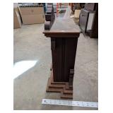 Welch Gerster 1880 Antique Oak Mantel Clock with Pendulum