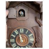 Carved Black Forest Cuckoo Clock with Leaves & Bird, 1905 - Mechanical