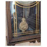 Sessions Wall Clock - Oak Case, Pendulum, Roman Dial, Made in USA