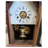 J. J. Hoffman Longcase Clock - St. James MN Antique 19th Century Gothic Style Steeple Clock