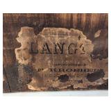 F. Kroebel Langtry 1883 Wall Clock