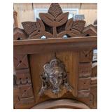 Kroeber Antique Clock - 1888, Intricately Carved Wooden Case