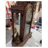 Kroeber Antique Clock - 1888, Intricately Carved Wooden Case
