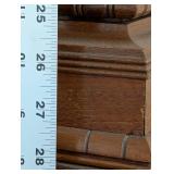 Seth Thomas Garfield 1886 Wall Clock - Oak Case, Glass Front, Pendulum