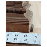 Seth Thomas Garfield 1886 Wall Clock - Oak Case, Glass Front, Pendulum