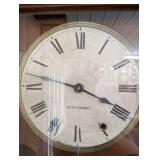 Seth Thomas Garfield 1886 Wall Clock - Oak Case, Glass Front, Pendulum