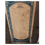 Ingraham Duplex Magic Mantel Clock - Arch-Top Dark Wood Case, Brass Bezel, Bristol CT