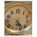 Seth Thomas Marble Mantel Clock - Antique Four-Column Onyx-Style Marble Case