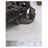 Seth Thomas Clock Co. Mantel Clock with Seated Female Figure & Floral Detail