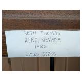 Seth Thomas Cities Series Clock - Reno, Nevada 1886