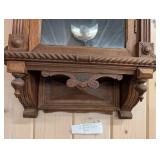 Waterbury Clock Co. Calendar Clock - Oak Carved Case, Patent 1889