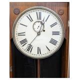 Gilbert Clock Co. Regulator No. 1885 - Wall Clock with Pendulum