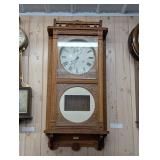 Seth Thomas Regulator Clock 1871 - Antique Oak Case