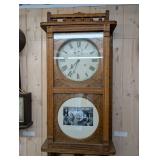 Seth Thomas Regulator Clock 1871 - Antique Oak Case