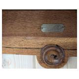 Seth Thomas Regulator Clock 1871 - Antique Oak Case