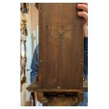 Gilbert Glenwood 1910 Wall Clock - Carved Walnut Case & Pendulum