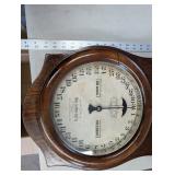 Thea Calendar Clock Co. Wall Clock with Calendar Dial & Moon Phase