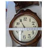 Thea Calendar Clock Co. Wall Clock with Calendar Dial & Moon Phase