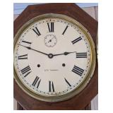 Seth Thomas World Regulator 1914 Wall Clock - Octagonal Oak Case, Glass Door