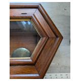 Seth Thomas World Regulator 1914 Wall Clock - Octagonal Oak Case, Glass Door